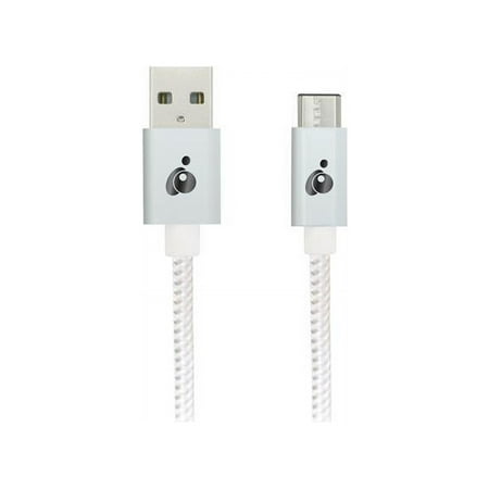 UPC: 0881317513571 | IOGEAR G2LU3CAM01-WT 3.3 ft. White Charge & Sync Flip Pro – USB-C to Reversible USB-A Cable – 1 PACK
