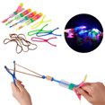 thumbnail image 1 of 25PCS Slingshot Toy Light up Creative Flying Toy Party Favor Finger Toy for Kids, 1 of 9
