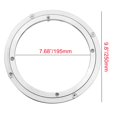 thumbnail image 2 of Rodamiento de placa giratoria de aleación de aluminio, placa giratoria de alta resistencia, placa giratoria Lazy Susan, placa giratoria, mesa de comedor redonda, placa giratoria suave, Hardware de 10", 2 of 5