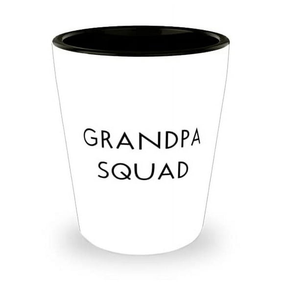 Fun Grandpa Shot Glass, Grandpa Squad, Beautiful for Grandpa, Father's Day