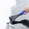 thumbnail image 5 of Heavy-Duty Winter Car Ice Scraper & Snow Brush with Ergonomic Handle for Windshield Snow Removal - All-Season Car Accessory Red, 5 of 7
