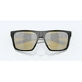 thumbnail image 5 of Costa Del Mar Men's Lido Square Sunglasses, Black/Polarized Sunrise Silver Mirrored 580G, 57 mm, 5 of 6