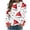 White#117, variant on YOIAVAIOY Ugly Christmas Sweatshirts for Women Funny Xmas 3D Print Pullover Santa Claus Graphic Fleece Sweatshirt Red M