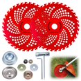 thumbnail image 1 of Estbridge Brush Cutter Blade  2025 Upgraded 9 Inch Saw Blade for Weedeater  Durable Universal Adapter Kit  Brush Cutter Blade for Weedeater (1 Set（10 Pack）), 1 of 7