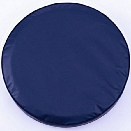 Navy Tire Cover - Tire Cover by Holland Bar Stool - Plain Navy Blue, 28'' x 8''