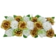 thumbnail image 3 of Puerta con panel floral de rosa arco para decoraciones para la calle, arreglos florales cotizados dorado y blanco, 3 of 7