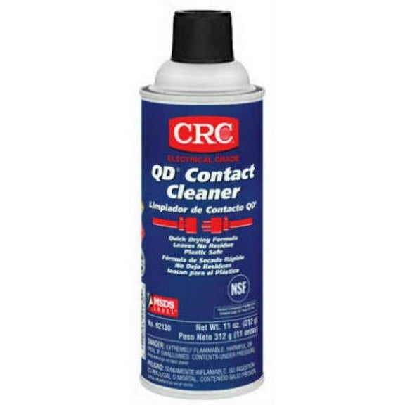 CRC 02130 QD Contact Cleaner, 11 Oz, Each