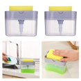 thumbnail image 1 of 2x Kitchen Dishwashing Soap Pump Dispenser And Sponge Holder Handy Soap Box Macarena Dispensador de bomba de jabón, 1 of 8