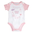 thumbnail image 2 of Girls Newborn & Infant White Washington Commanders Spreading Love Bodysuit and Tutu Leggings Set, 2 of 4