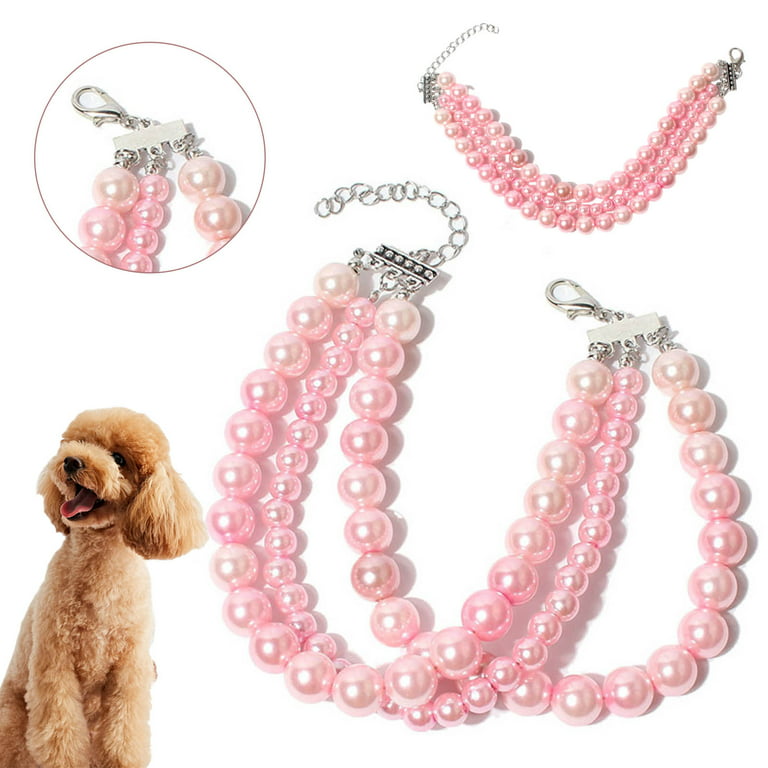 Corduroy Pink Luxury Dog Accessory Set – Mixed Breed