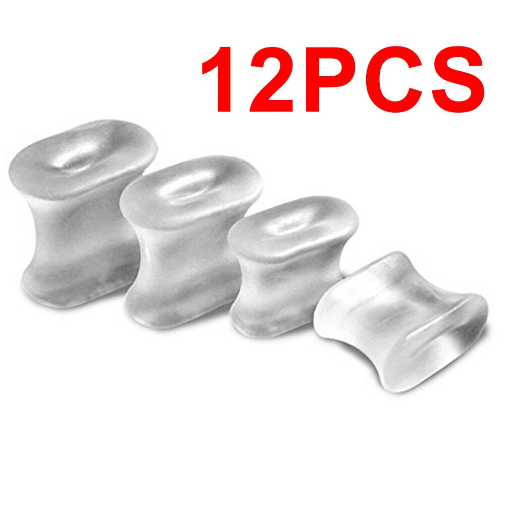 JLLOM G · PEH Silicone Gel Toe Separator Orthotics Bunion Toes Spacer Pain Reliever 12Pcs