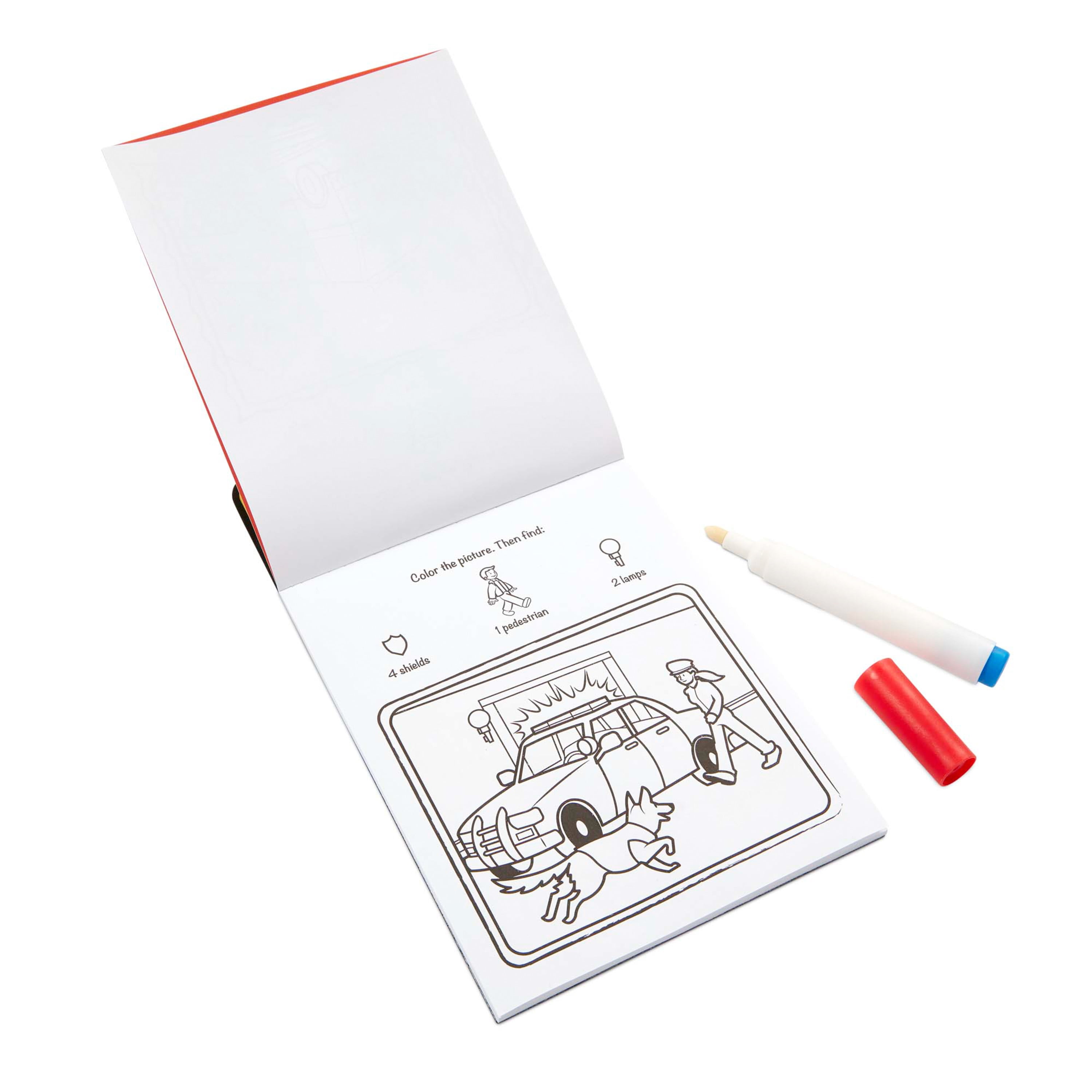 Melissa Doug On the Go ColorBlast Vehicles Invisible Ink Color