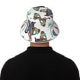 thumbnail image 5 of Xecao Dinosaur on Excavator2 Print Men and Women Night Reflective Hat Runner Cap Visor Bucket Hat Boonie Cap, 5 of 6