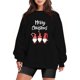 thumbnail image 1 of Sudadera Gibobby Navidad Mujer Casual Y 2 K Manga Larga Impreso Sin Capucha Negro M, 1 of 4