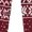 Red - berry, variant on P.J. Salvage Womens Fair Isle Moose Pajama Jogger Pants, Red, Large