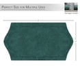 thumbnail image 4 of HOME WEAVERS Waterford Collection Cotton Tufted Bath Rug, 21" x 34", Bottle Green, 4 of 6
