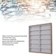 thumbnail image 3 of Caja Organizadora De Gafas, Caja De Almacenamiento Con 12 Rejillas, Escaparate De Exhibición Para Gafas Con Grano De Madera, 3 of 7