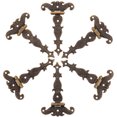 thumbnail image 1 of Miangastore Hinge Zinc Alloy 6Pcs 4.4X2.7In, 1 of 9