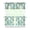 Frog, variant on 3 PCS Tropical Kitchen Curtains Set - Hawaiian Island Classic Rod Pocket Tier & Valance (54x18" + 2x27.5x24") Coastal Paradise Semi-Sheer Farmhouse Window Panels