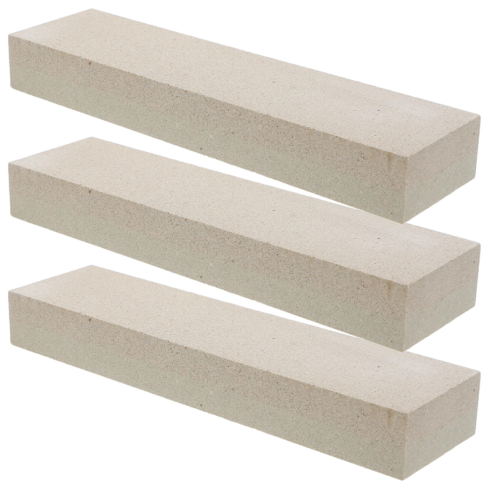 YOSADIER 3Pcs Double Sided Grey Sharpening Stone Tool for Kitchen Knives Scissors and Garden Tools Efficient Durable