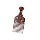 thumbnail image 1 of wonim44 Wide Tooth Afro Hair Pick Comb, Hair Styling Tool for Men Plastic Flower Pattern, 7.5 Inch Routine, 1 of 1