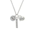 thumbnail image 2 of Delight Jewelry Silvertone Hope - Round Seal Always My Mother Bar Zoe Necklace, 2 of 4