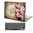 thumbnail image 4 of KSK KAISHEK Hard Case Shell Cover Compatible 2019-2016 Released Newest MacBook Pro 15" Retina Display + Black Keyboard Cover Model: A1707&A1990 Wood grain 16, 4 of 5