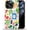 Dragon Stained Glass Illusion, variant on Case for iPhone 15 Pro Max, Vintage Botanical Mosaic Flowers Design - Hybrid Dual Protection Soft TPU + Hard PC, Shockproof Anti-Scratch Cover Men Women Girl Stylish Phone Case