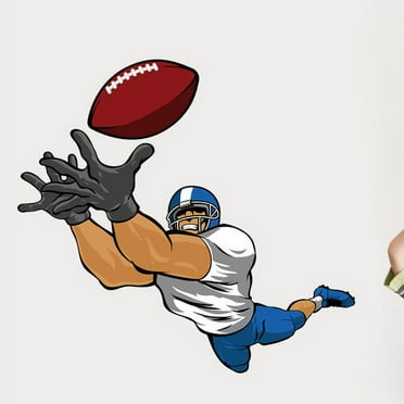 Wallhogs Winn Wide Receiver Cutout Wall Decal