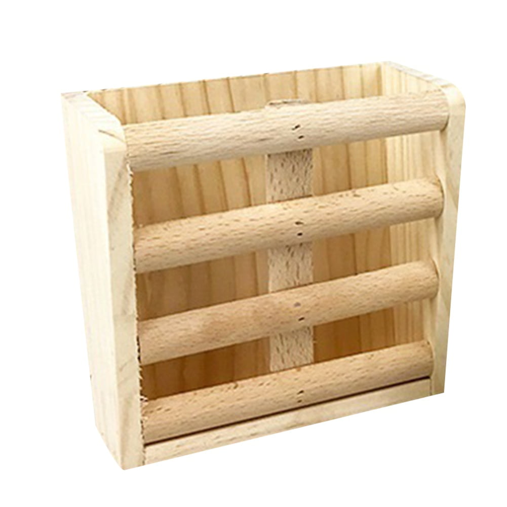 Hay Feeder-A Rabbit Hay Feeder Rack Wooden Wall-mountable Hay Manger for Small Pets Bunny Chinchilla Guinea Pigs 