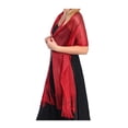thumbnail image 1 of Sonducket Bufanda brillante de lujo, chal para sombra de protección solar, hilo fino femenino, borla de encaje hueco largo, capas de boda, bufandas Ropa, zapatos y accesorios Miscelánea Vino rojo Sonducket AP015060-16, 1 of 6