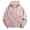 Pink, variant on Maoxin Mens Jacket Men's Casual Loose Fitting Long Sleeved Zippered Hooded Jacket Jackets for Men , Black , XL