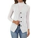 thumbnail image 2 of AUNVITO Women's Sleeveless Button Down Corduroy Cardigan Casual and Chic Style, 2 of 9