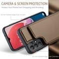 thumbnail image 2 of Mantto Case for Samsung Galaxy A52 4G/5G with Card Holder, Retro PU Leather RFID Blocking Credit Card Slots Double Magnetic Clasp Flip Kickstand Shockproof Phone Cover for Galaxy A52 4G/5G,Brown, 2 of 9