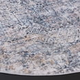 thumbnail image 3 of SAFAVIEH Santa Monica Alice Abstract Polyester Area Rug, Navy/Beige, 6' x 6' Round, 3 of 7