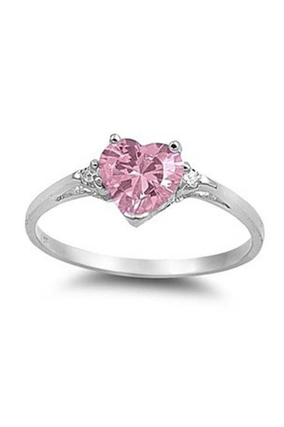 Women Ring Shiny Cubic Zirconia Inlaid Temperament Geometric Bright Luster Decoration Emerald Heart-shaped Promise Ring Fashion Jewelry for Girlfriend