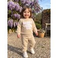 thumbnail image 6 of Cenuakty Girl Winter Fall Outfit Letter Embroidered Sweatshirt Joggers, 6 of 9