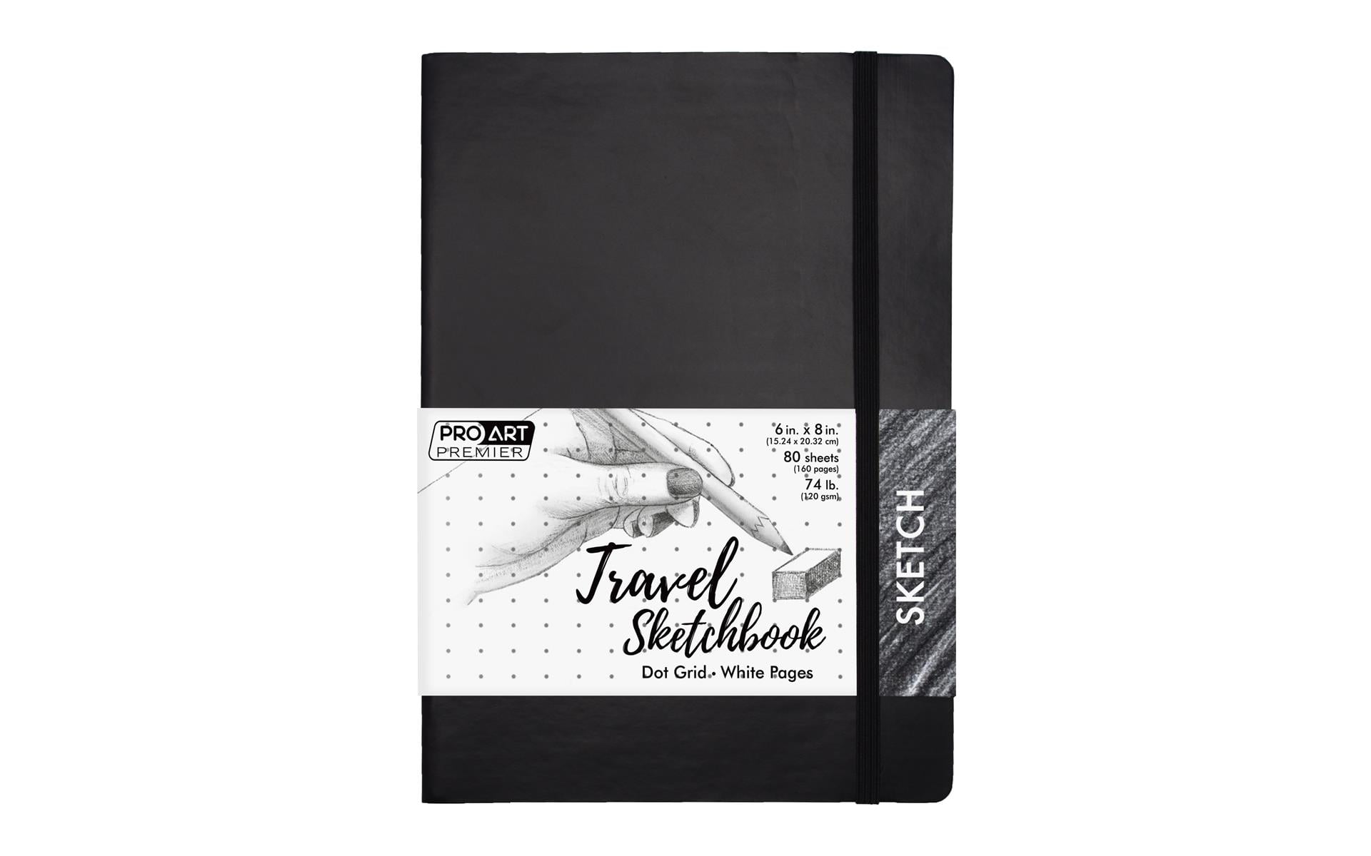 Pro Art Prem Trav Sketch Bk 6x8 80sht DotGrid 74#B