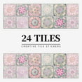 thumbnail image 4 of 24pcs Peel and Stick Kitchen Backsplash Tile Stickers,Moroccan Style Self Adhesive Pvc Waterproof Tile Sticker for Living Room Kitchen Wall Sticker, 4 of 8
