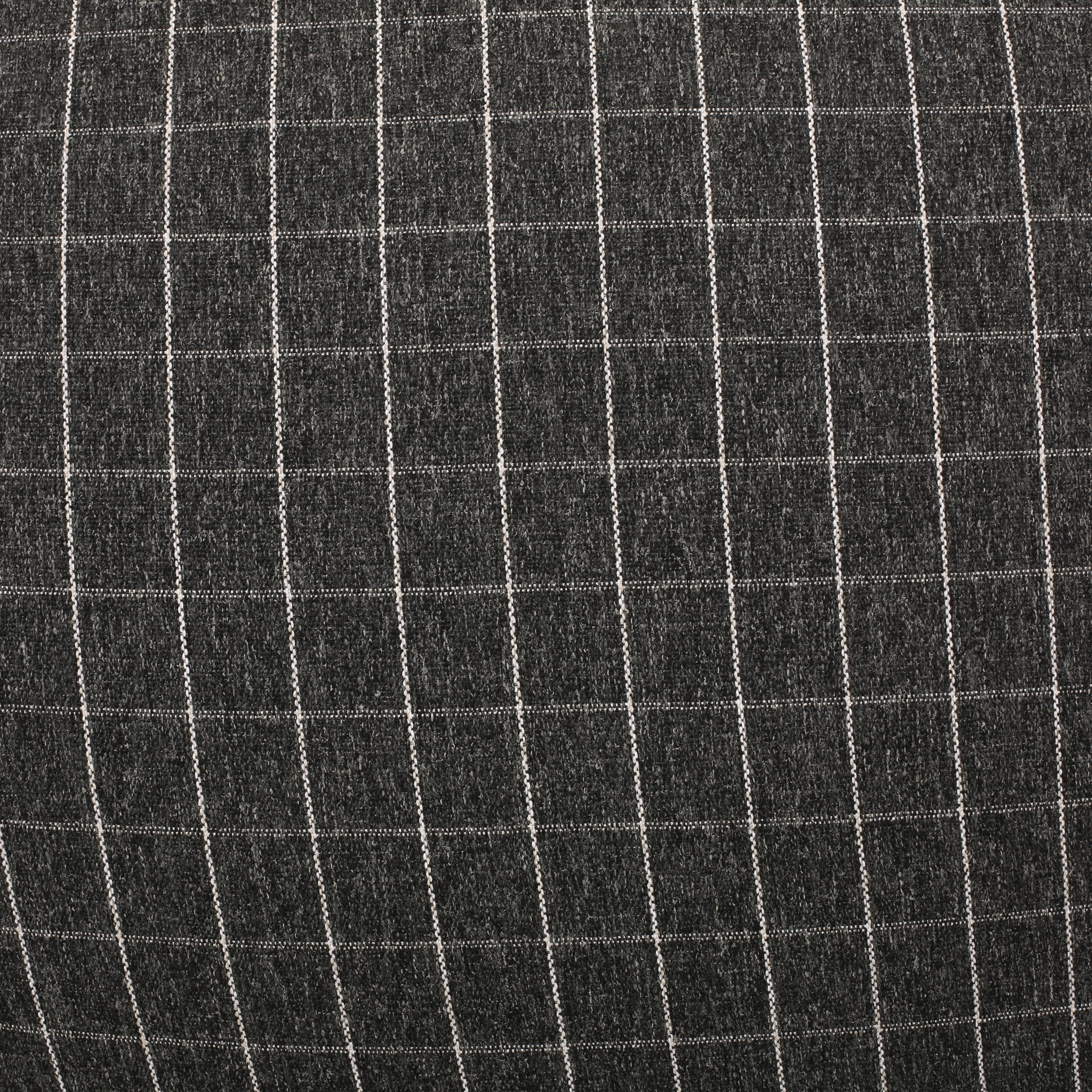 Noble House Richards 5 Foot Fabric Bean Bag, Checkered Black and White