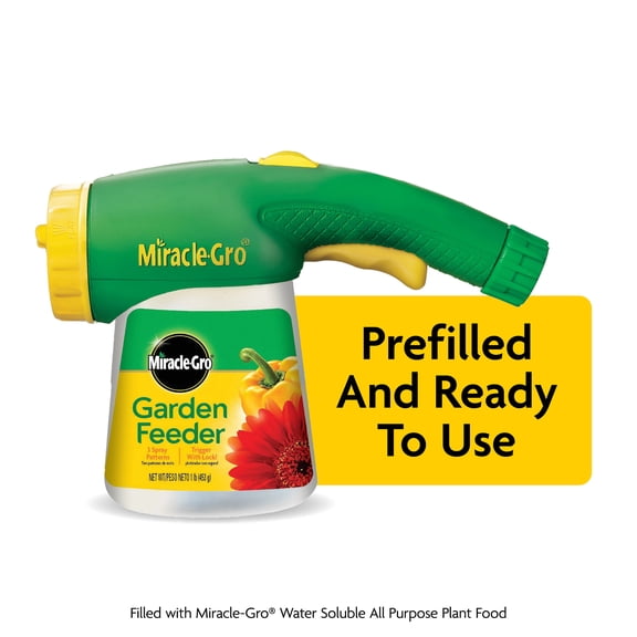 Miracle-Gro Garden Feeder, Sprayer Includes Plant Food
