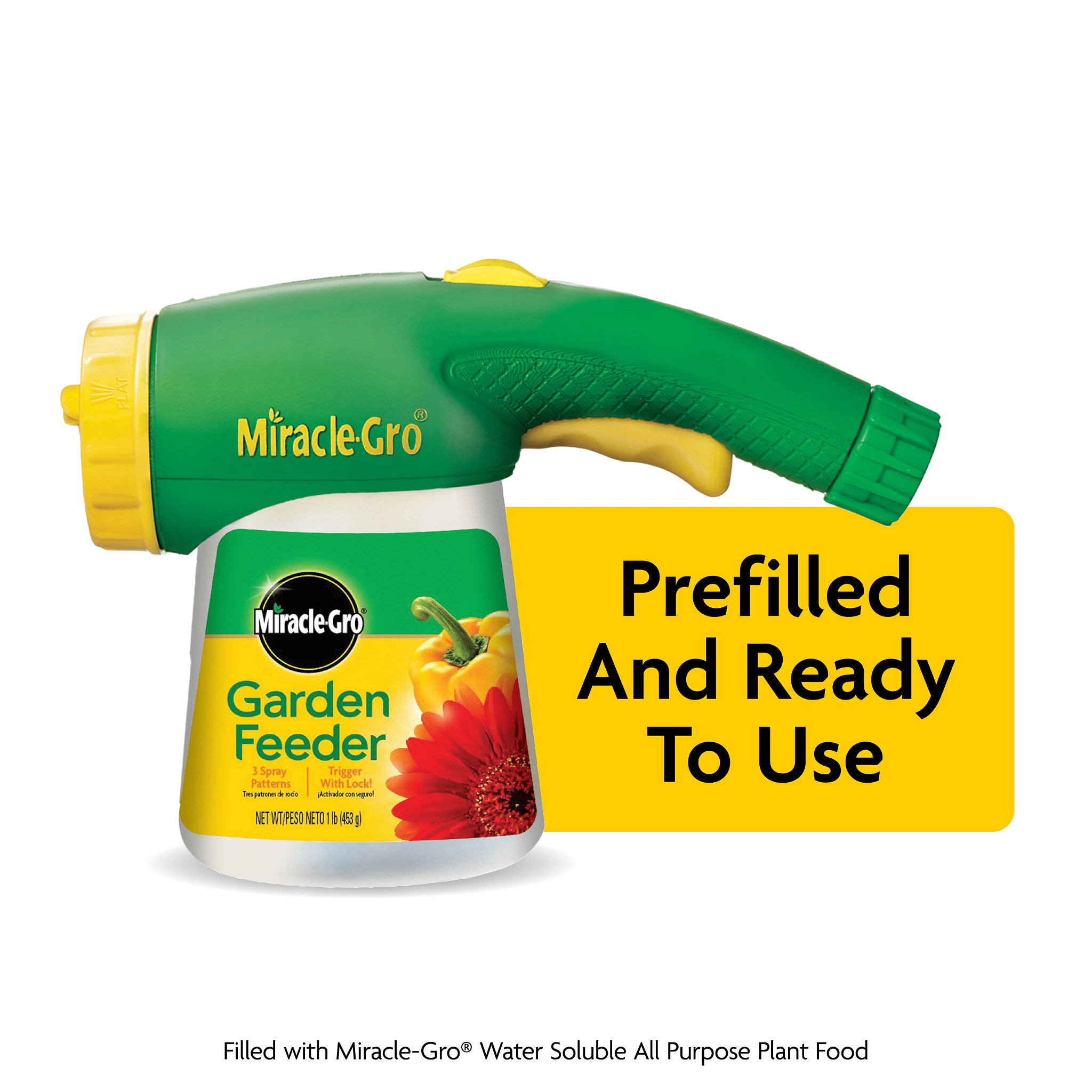 Miracle-Gro Garden Feeder, Sprayer Includes Plant Food
