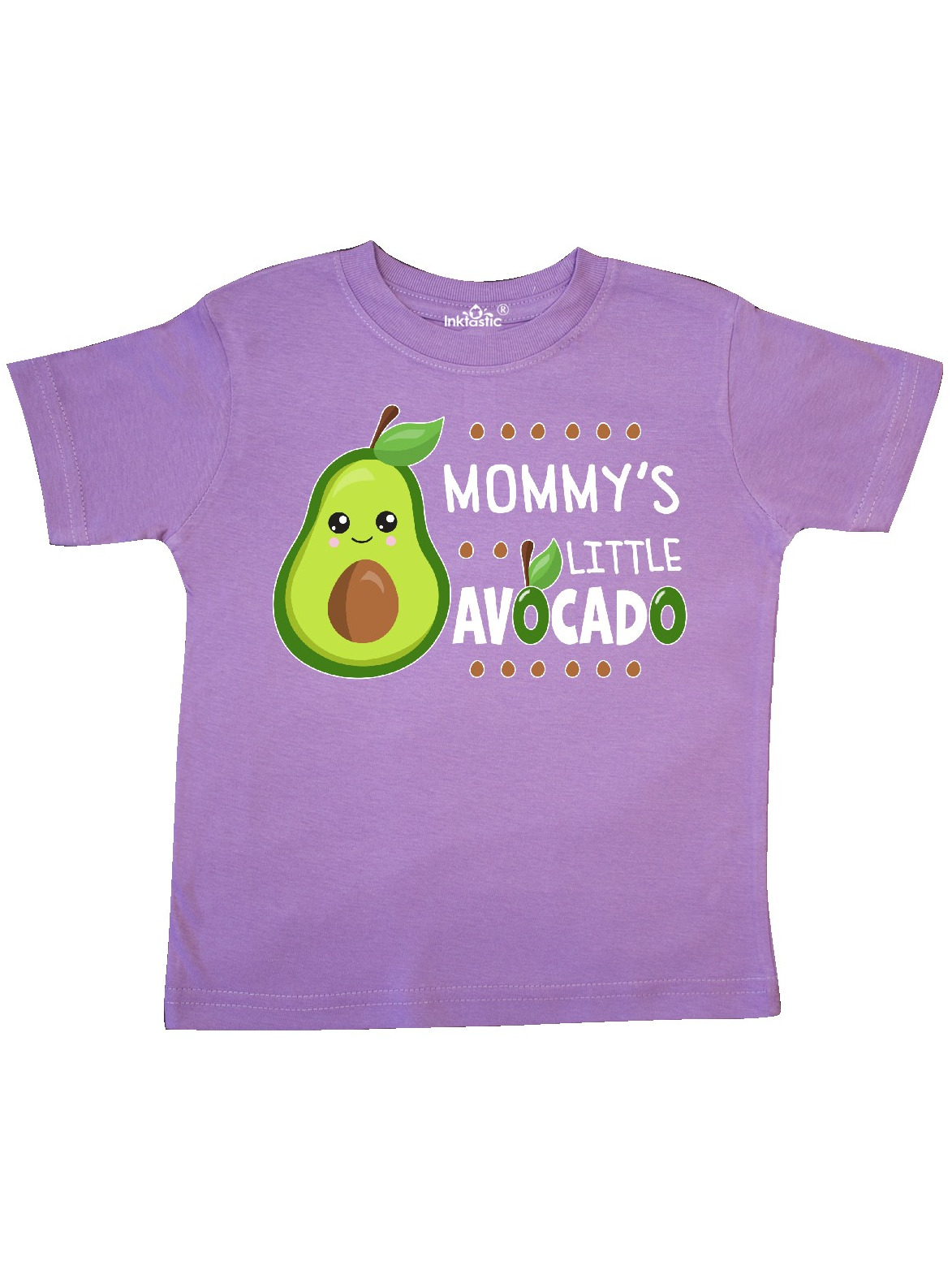 INKtastic Mommy's Little Avocado with Cute Baby Avocado Toddler T