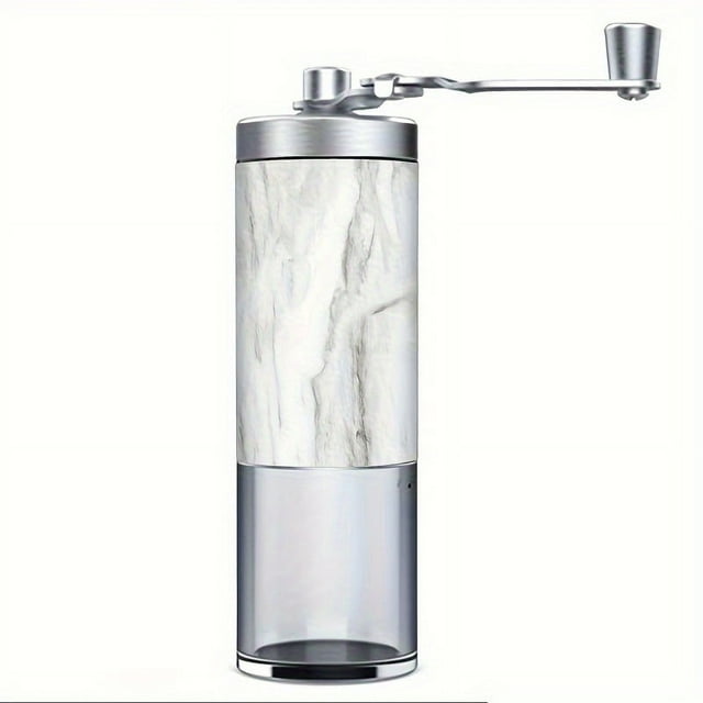 MesaSe Hand-cranked Stainless Steel Coffee Bean Grinder Grinder Coffee Machine Hand-cranked Coffee Machine Hand-cranked Bean Grinder Portable Coffee Bean Grinder Set Outdoor Camping