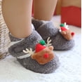 thumbnail image 2 of Cartoon Shoes for Babies Warm Soft Sole First Booties Winter Boots,Color:Gray,5, 2 of 7