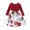 Red, variant on Esaierr Toddler Kids Girls Print Dresses Long Sleeve Holiday Princess Dress for 4-12 Years Crewneck Dress a Line Twirly Skater Casual Dress
