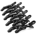 thumbnail image 1 of Pinzas para el cabello negras, 10 piezas, pinzas para el cabello para mujeres, pinzas para el cabello de primera calidad, pinzas para el cabello de cocodrilo para peinar a las mujeres, pinzas de cocod, 1 of 5
