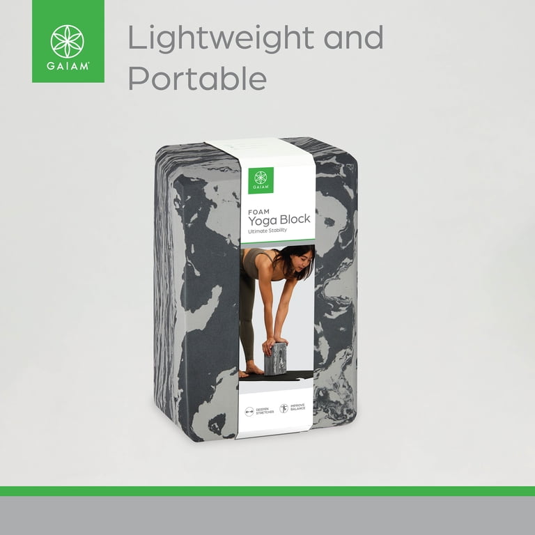 Gaiam Printed Fashion Yoga Block, Marble Granite photo 6