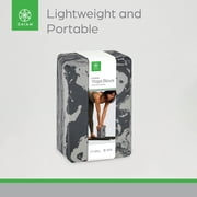 Gaiam Printed Fashion Yoga Block, Made from Sturdy Foam, Marble Granite