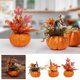 thumbnail image 1 of Xihbxyly Calabaza de Espuma para Halloween, Accesorio de Mesa Único, Diseño Realista, Versátil para Realzar La Escena, Decoración Navideña para Sala de Estar y Oficina, Tamaño Compacto, Juego de 2, 2, 1 of 5